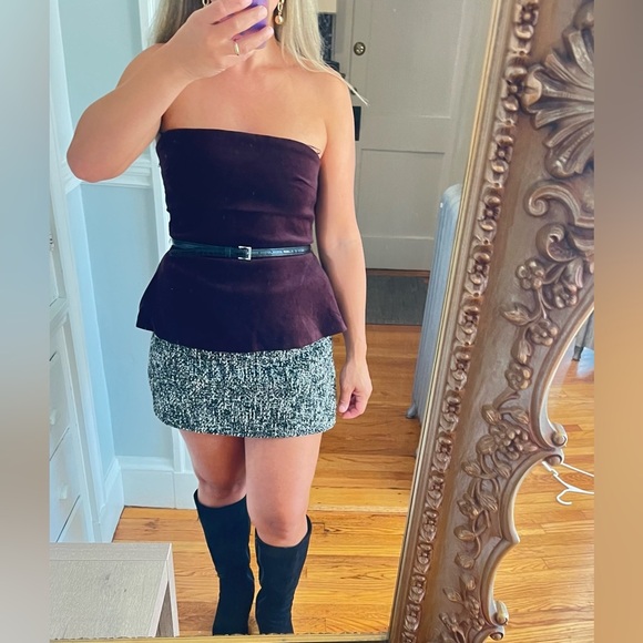 NWT ZARA burgundy Velvet Strapless Blouse size M
🚨 FINAL PRICE NO OFFER ACCEPT - Picture 10 of 15